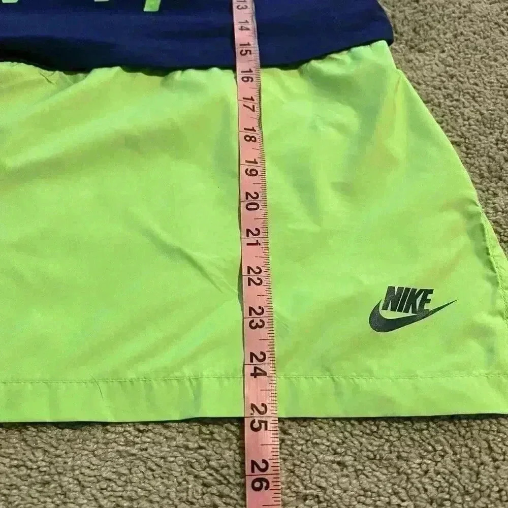 Nike Size Small Track And Field Women’s Run Crew Tank Green And Blue - Picture 9 of 10